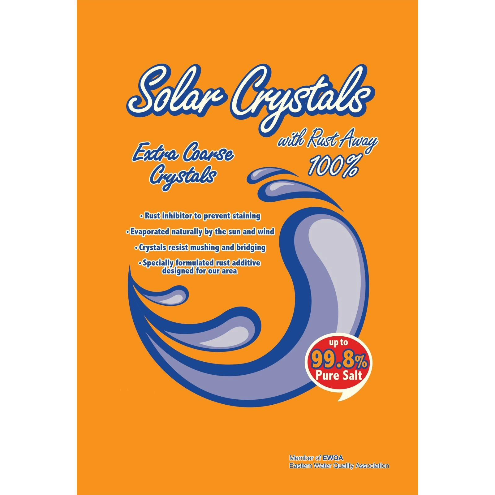 Solar Crystals with Rust Away